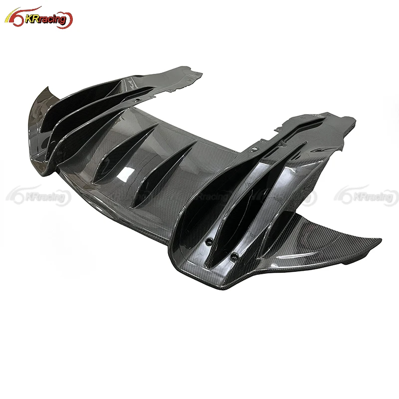 OEM Style Dry Carbon Fiber Car Rear Bumper Diffuser For Mclaren 570S Body Kit Carbon Fiber 540C 2015-2018