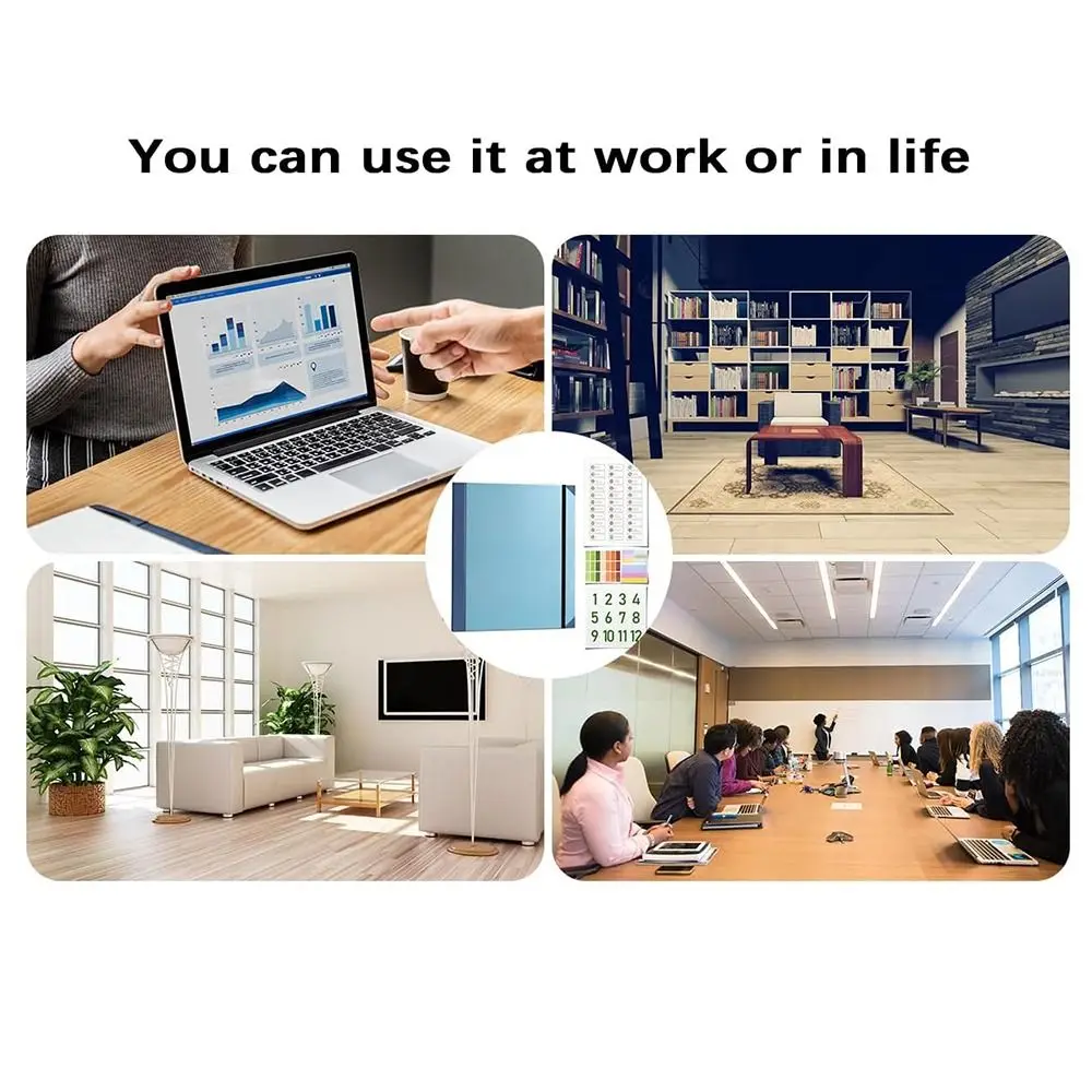 Loose Leaf Binder In Case I Go Missing Binder Labels Reusable Folio Folders with Pockets Versatile Keep Documents Safe