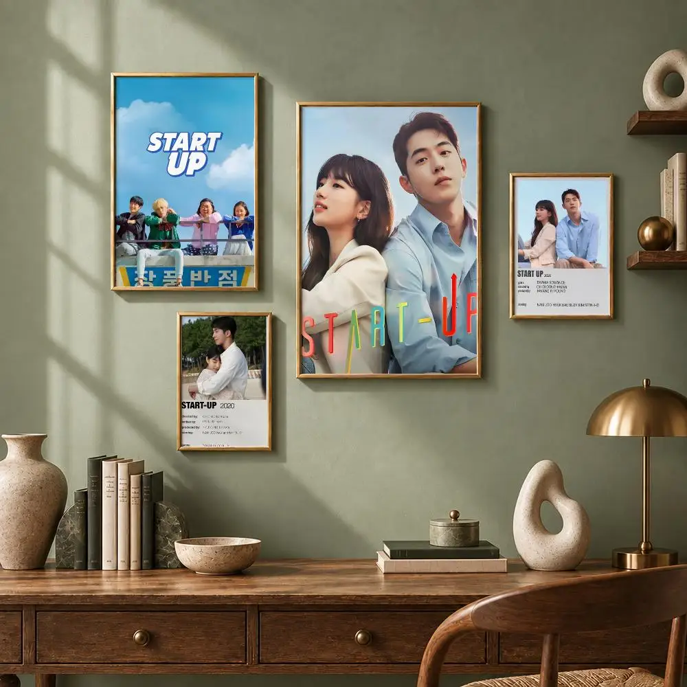 Trending TV Series S-Start-UpS Poster HD Self-Adhesive No Residue After Removal Ideal for All Kinds of Wall Decor