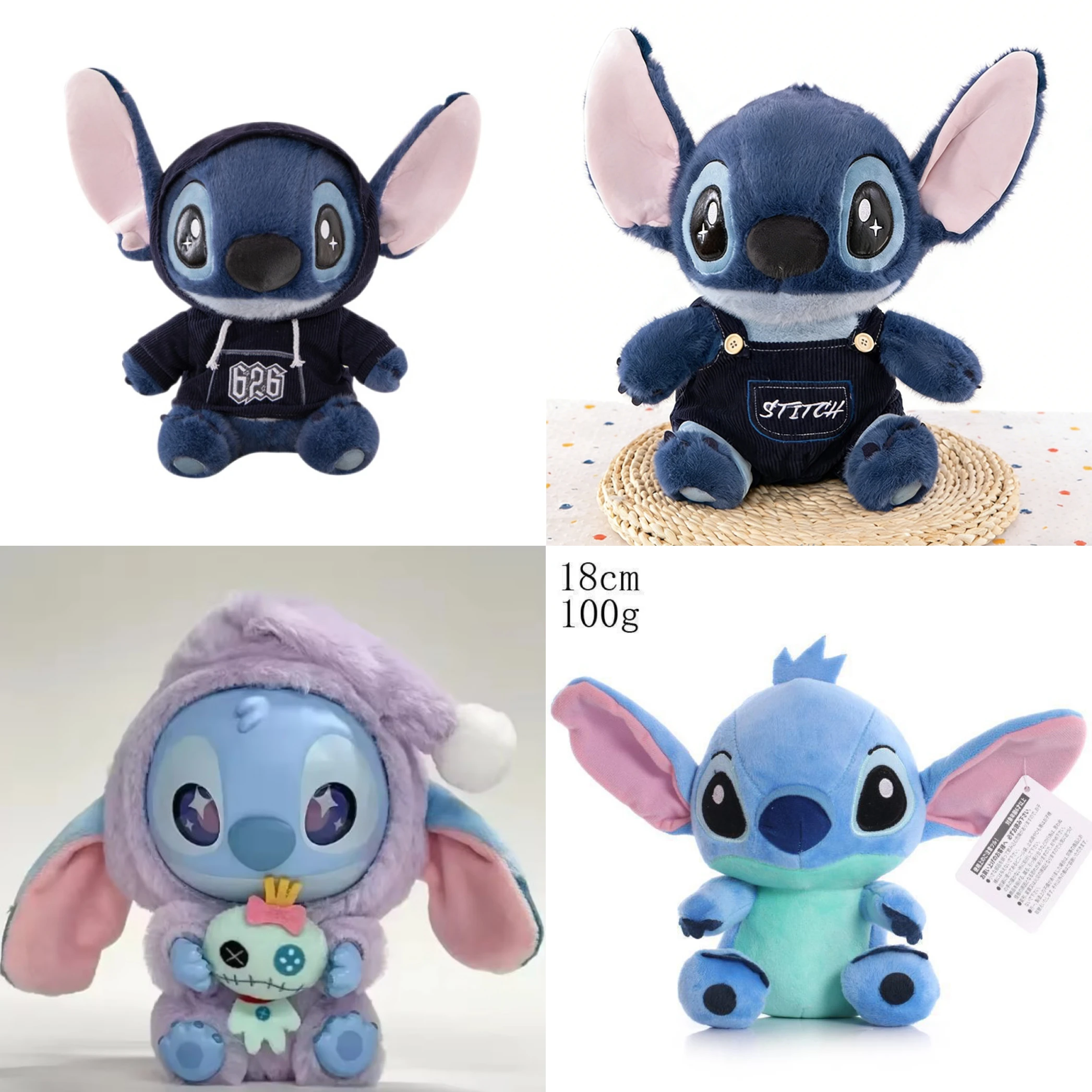 

12cm 15cm 18cm 25cm 28cm Stitch Stuffed Plush Models Cartoon Stuffed Plush Dolls Anime Plush Baby Toys Kawaii Kids Birthday Gift