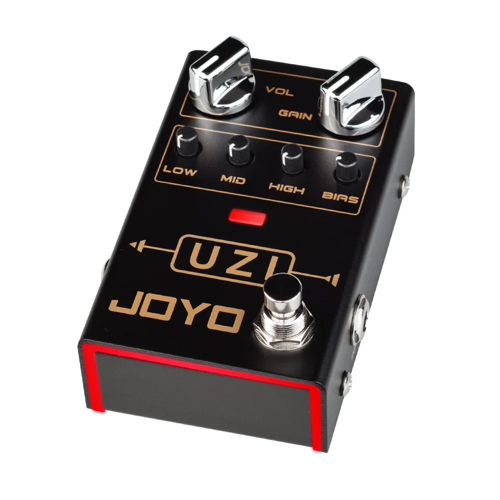 JOYO R-03 Distortion Guitar Pedal 3-band EQ High Gain Distortion Pedal Between British and American Designed for Heavy Metal