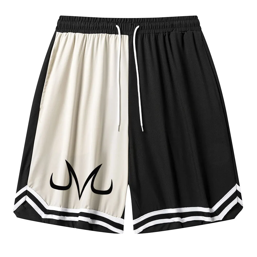 anime-print-men-loose-fit-drawstring-pants-basketball-shorts-sports-fitness-men's-clothing-for-spring-summer-outdoor-fitness