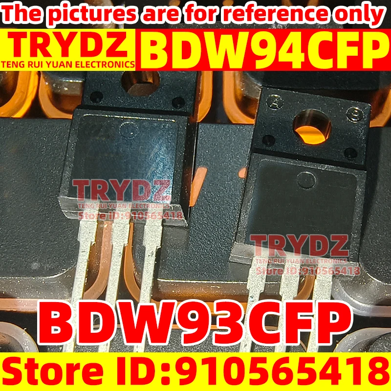 

20-3pcs DW94CFP BDW93CFP TO-220F transistor Domestic