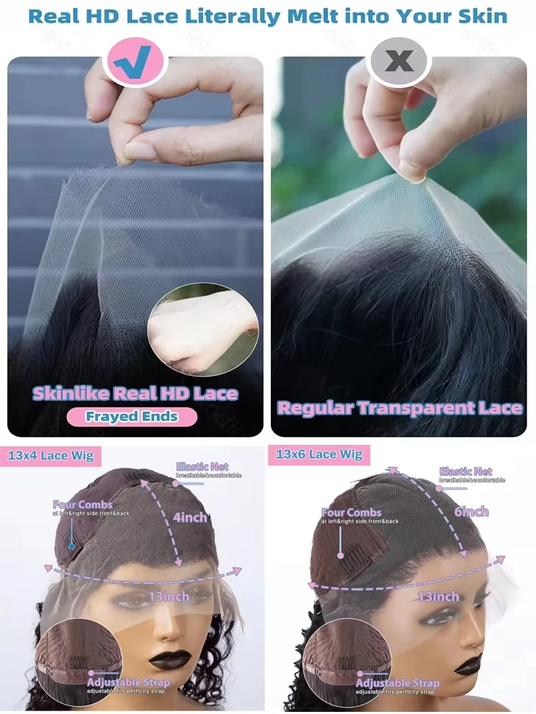 13x6 العظام مستقيم 100% شعر الإنسان الدانتيل الجبهة الباروكات البرازيلي غلويليس 30 36 بوصة مستقيم 13x4 HD الدانتيل الشفاف شعر مستعار أمامي