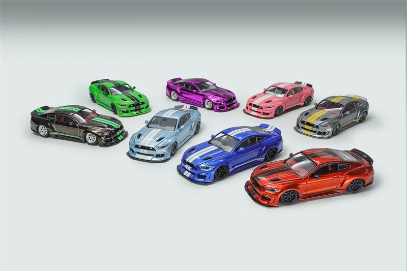 

(Предзаказ) Liberty64 1:64 Mustang Gen.6 Clinched Flares Limited500 Литая под давлением модель коллекционной машины