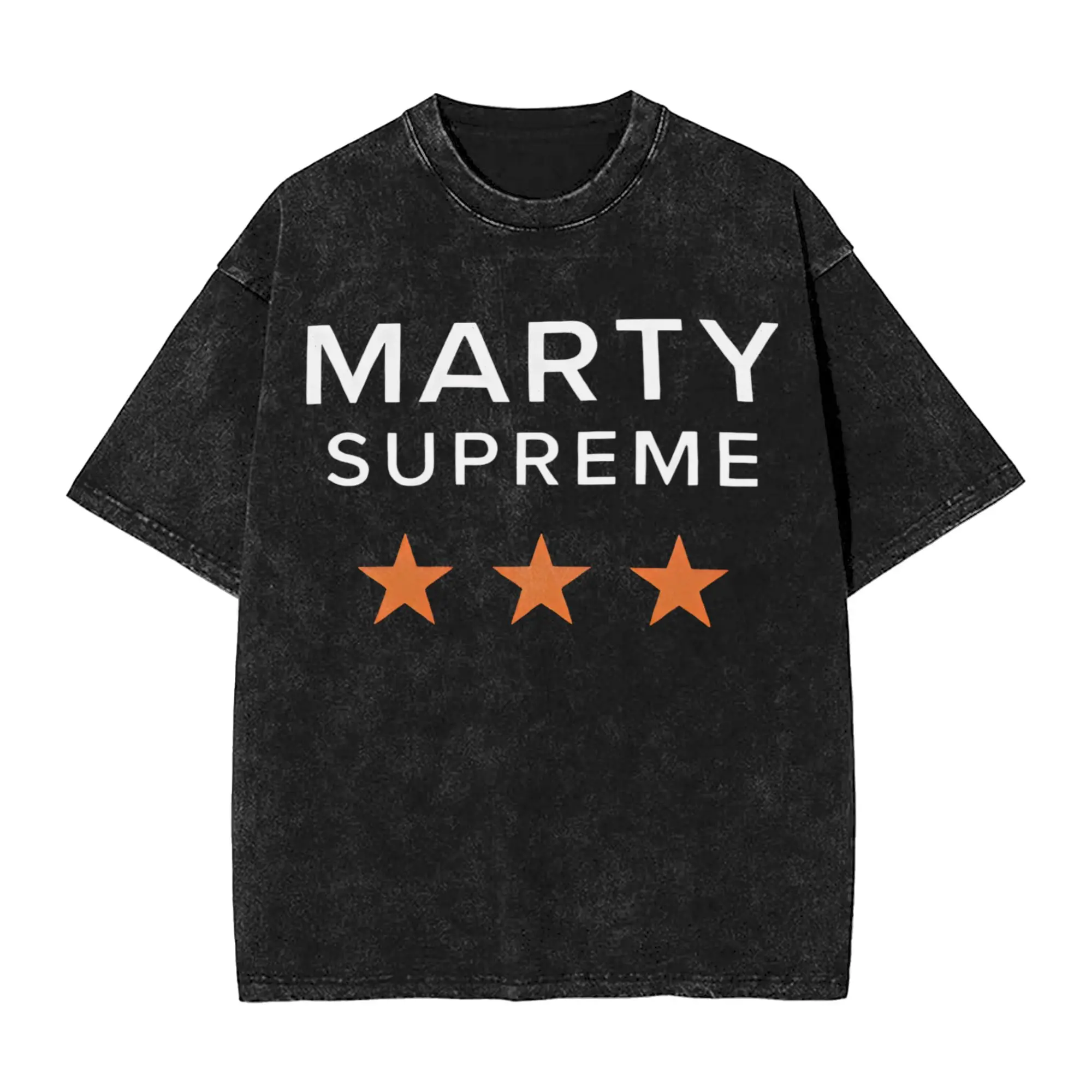

Funny Marty Supreme Vintage Washed T-Shirt Men's Round Neck Short Sleeve Clothes Dream Cotton Summer Tops
