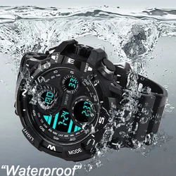 Militär Digitale Uhr für Männer Im Freien Sport der Männer Uhren Uhr Wasserdichte Leucht Chronograph Student Elektronische Armbanduhr