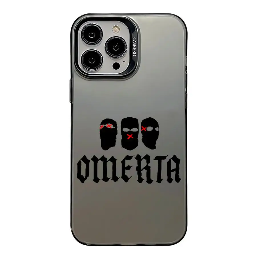 Omertas Maes Phone case for iPhone 11 12 13 14 15 16 Pro ProMax soft funda case