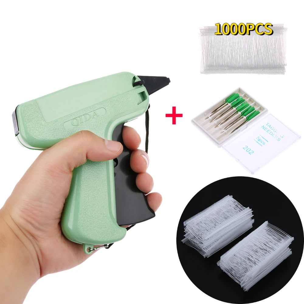 1000 Barbs + 5 Needles Set Clothes Garment Price Label Tags Tool Standard Clothing DIY Tagging Gun Sewing Craft Tools