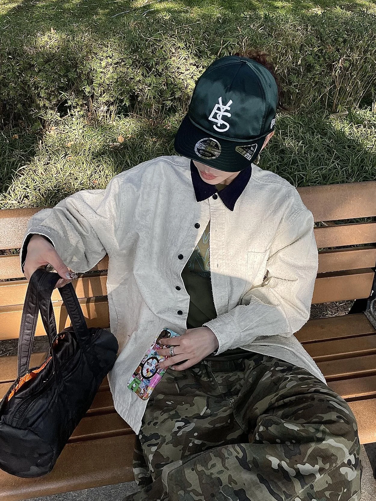 

MMBBT Американская ретро-рубашка с эффектом потертости, на пуговицах, с длинным рукавом, женская повседневная свободная верхняя одежда в стиле колор-блок, весна-осень, новинка