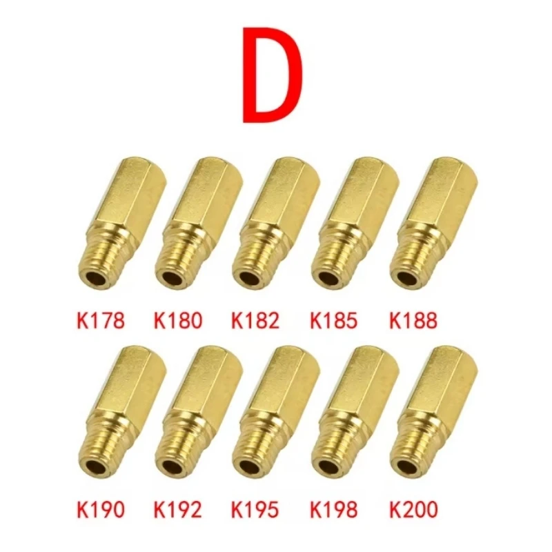 10/20 PCS Für NSR KSR PE PWK PWM Keihin OKO KOSO CVK Motorrad Vergaser Düse Hauptdüse und Langsam/pilot Jet Set Ersatz