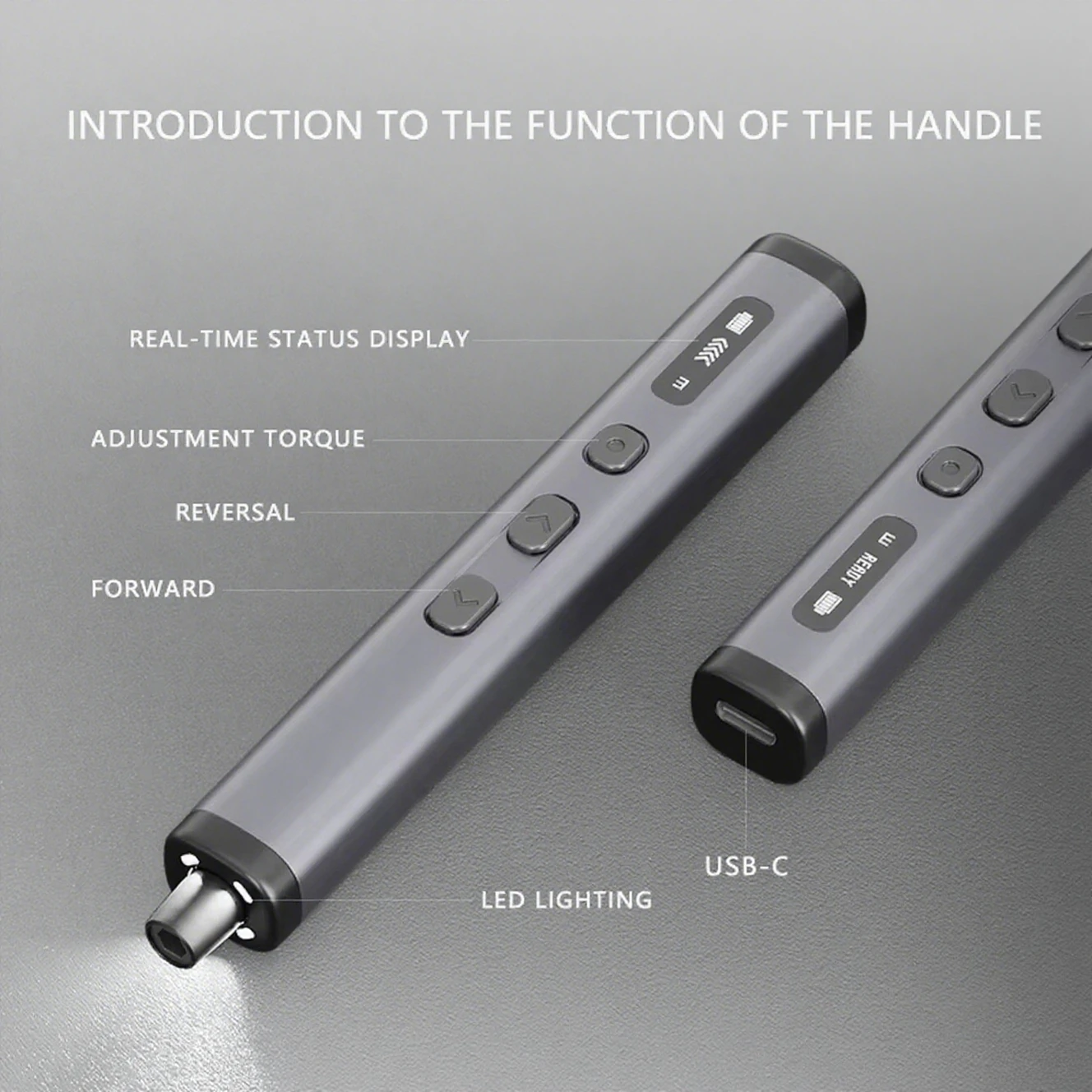 مفك براغي كهربائي دقيق قابل لإعادة الشحن مع تعديل 5 سرعات، أداة طاقة محمولة DIY، إصلاح المنزل والإلكترونيات #2