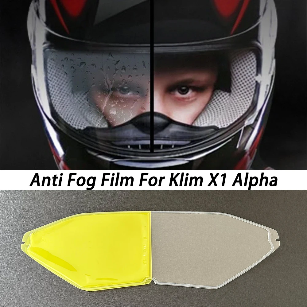 

Motorcycle Helmet Anti Fog Film for Klim X1 Alpha Visor Anti Fog Film Helmets Accessories
