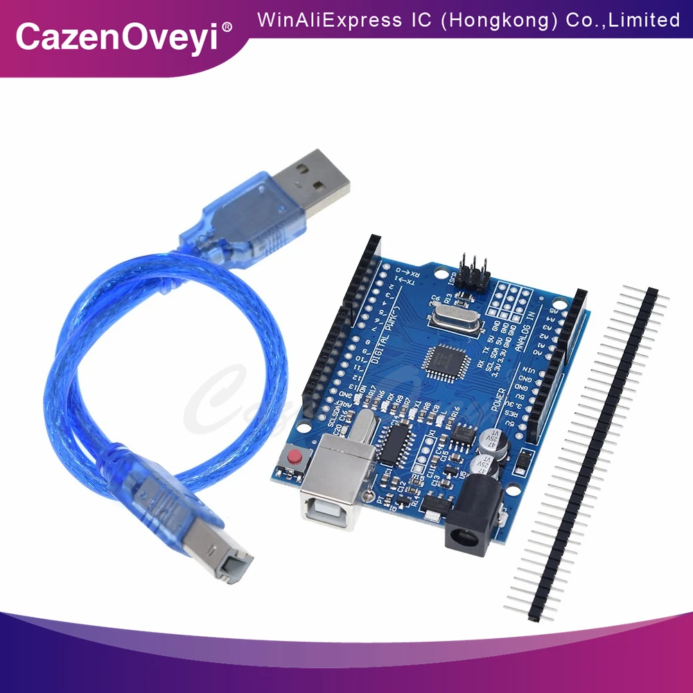 1piece Suitable for UNO R3 improved version CH340G MEGA328P UNO development board module configuration