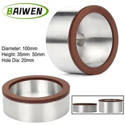 Cup-shaped 100mm Diamond Abrasive Grinding Wheel for Height 30mm/50mm Alloy Steel Ceramic Glass Jade CBN Grinding