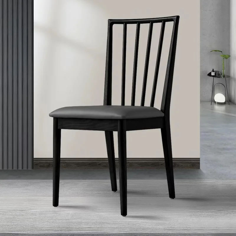 Dining Chairs Soild Wood Designer Light Luxury Lounge Dining Chairs Furniture
