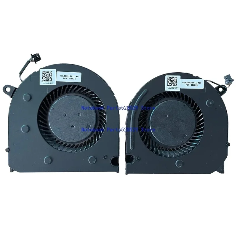 Ventilateur de refroidissement de la CPU et de la GPU de remplacement WD pour ordinateur portable DELL G5 15 5500 5505 G3 3500, PC01D F3DF0