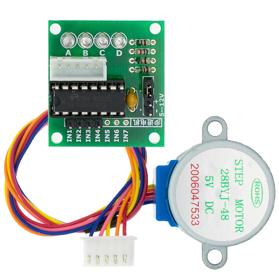 28BYJ-48-5V 4-Phasen-Schrittmotor + Treiberplatine ULN2003 Schrittmotor + ULN2003 Treiberplatine YANXD