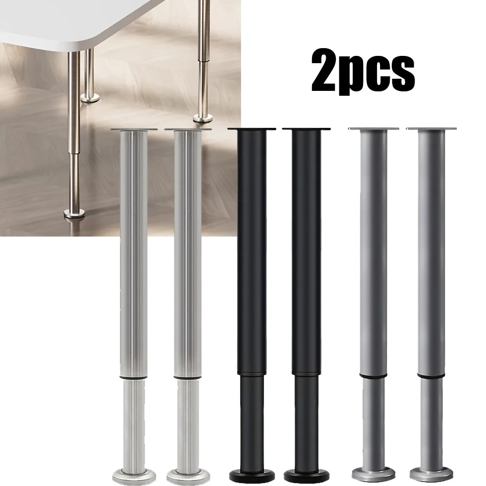 Retractable Adjustable Table Legs 72CM, Replacement Furniture Feet Support Legs for Bar Stool, Modern Telescopic Furniture Table