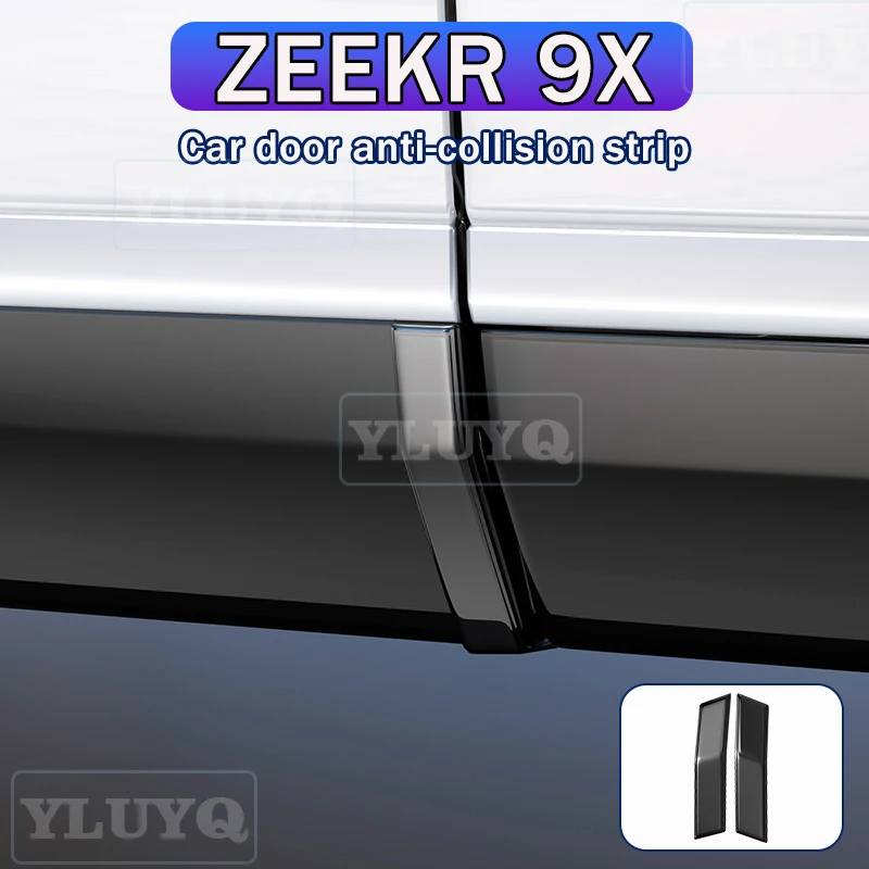 

For 2026 ZEEKR 9X car door anti-collision strips in original car color, hidden body protection stickers accessories