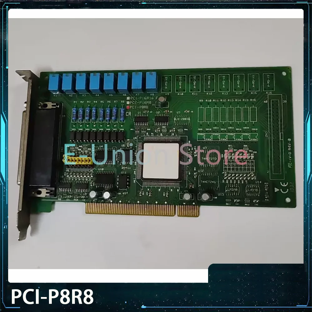 PCI-P8R8 Universal PCI 8 Isolated Digital Input 8-Channel Relay Output Card