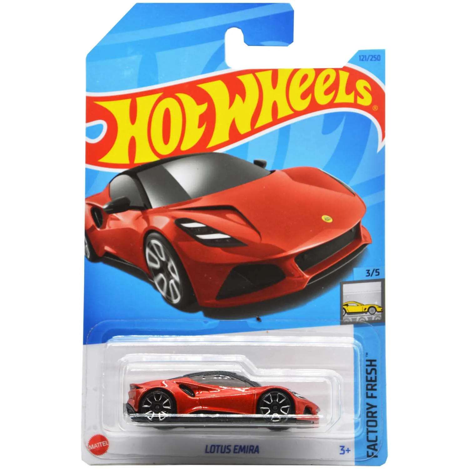 2023-121 Hot Wheels Cars LOTUS EMIRA 1/64 Metal Die-cast Model Toy Vehicles