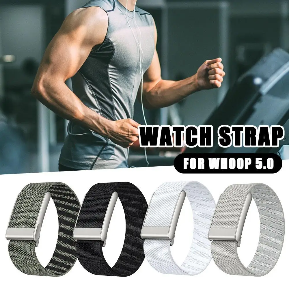 

Для Whoop 5,0 спортивный браслет-браслет с эластичной лентой спортивный браслет Whoop мониторинг сердечного ритма титановый ремешок с пряжкой