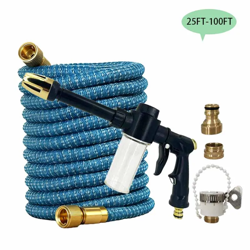 

1 шт. садовый шланг, телескопический шланг, садовый шланг 1/2 диаметра, труба для мойки автомобилей высокого давления, выбор волшебного орошения