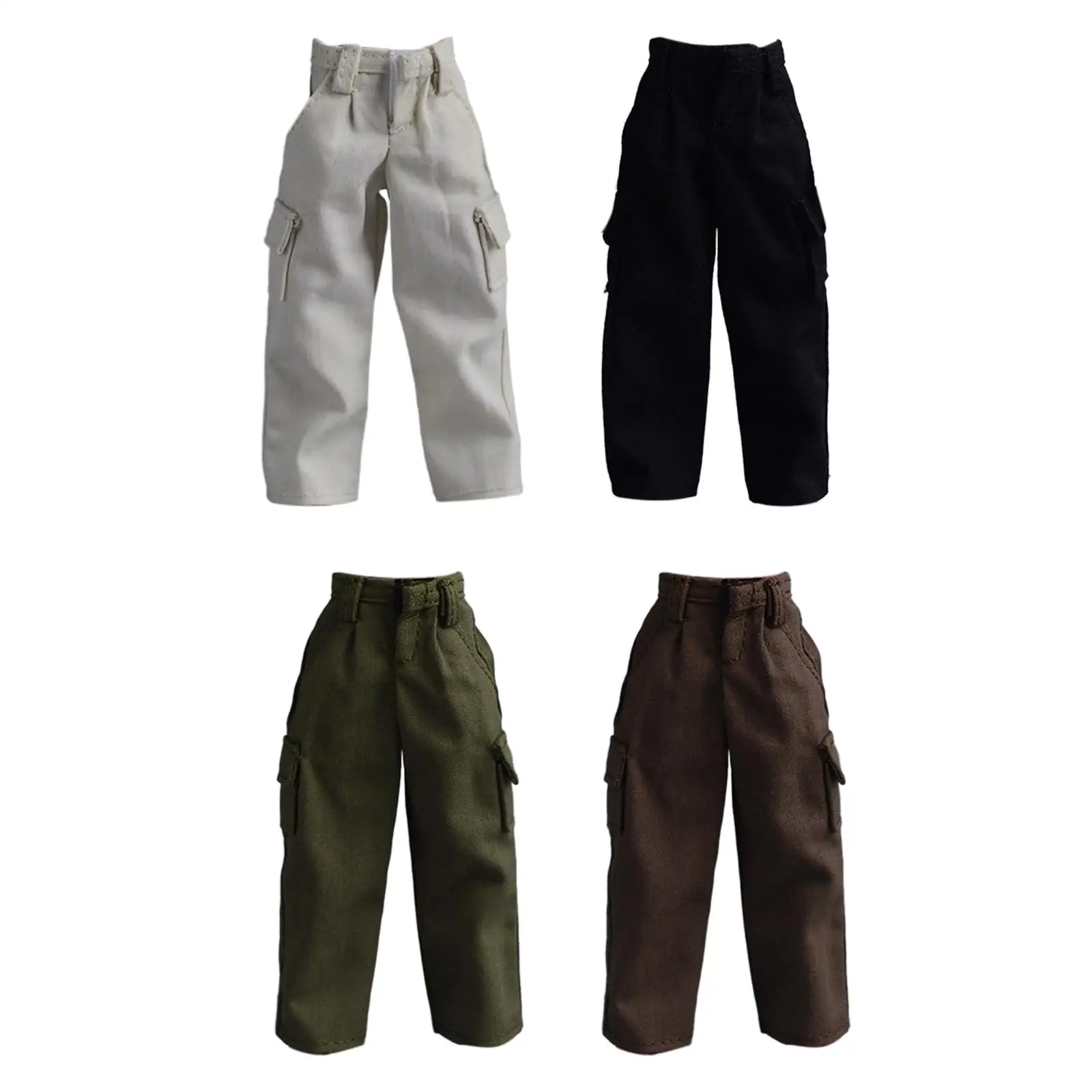 Vêtements de figurines d'action, pantalons, vêtements de poupée pour corps de figurines masculines de 6 pouces, 1/12