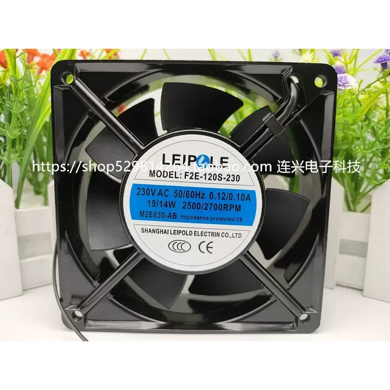 for F2E-120S/120B-230 for New Lepu Electric AC220V 12038 Axial Flow Cabinet Cooling Fan
