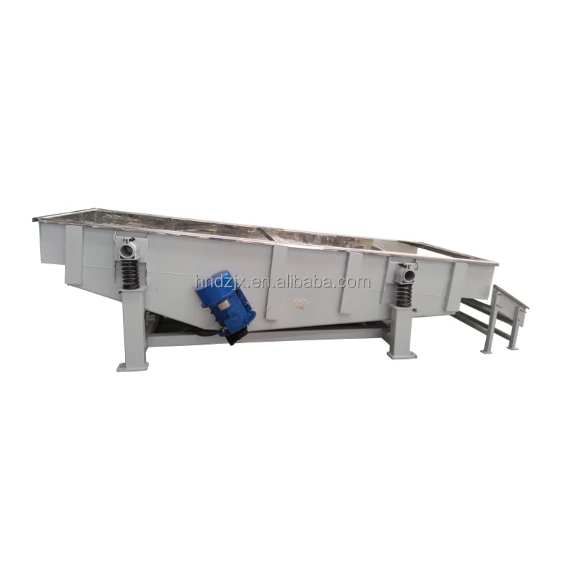 DZJX Low Energy Consumption and Low Noise Can Transport High Temperature Materials and Cooling Process Vibrating Conveyor