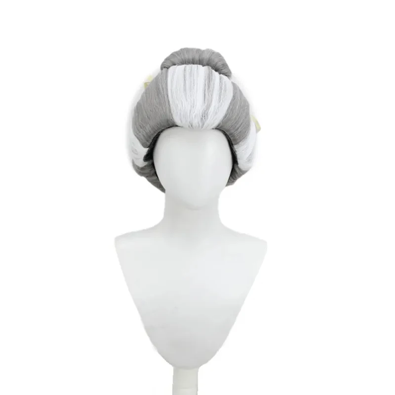 Cinder-ella Golden Wicked Stepmother Silver Hair Prince Black Wig Cosplay FD1;6 - view 5
