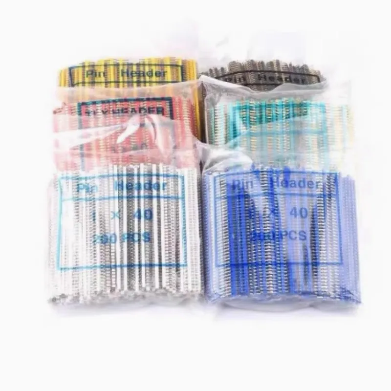 10pcs 1x40Pin Breakable Pin 2.54mm Single Row Male Header Connector PCB Pin Strip