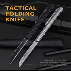 The latest hot selling stainless steel pen lightweight folding sharp out of the box portable portable folding outdoor knife