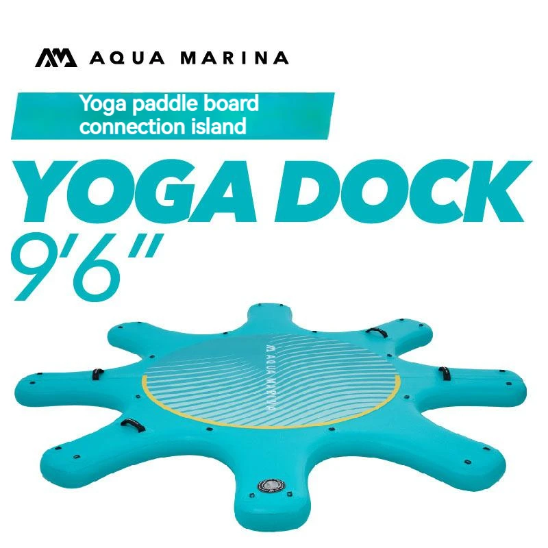 AQUA MARINA Yoga Dock Sup Board PEACE Yoga Surfboard Stand Up Paddleboard Aquatic Yoga Sports Board Platform 290cm