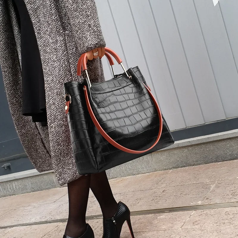 Women's bags crossbody Alligator print tote large capacity shoulder bag Women's luxury bags ladies handbags Women in Fashion