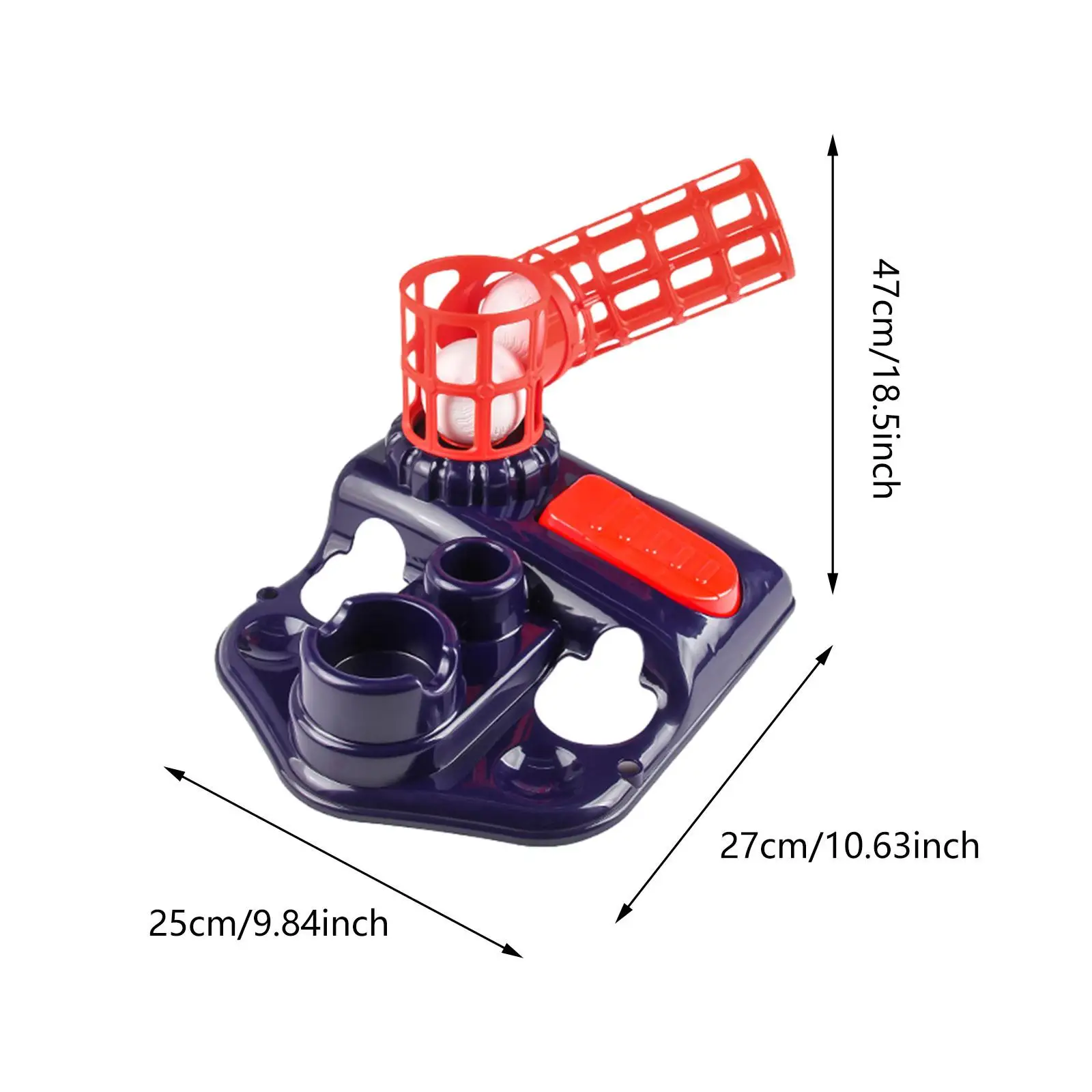 Kids Baseball Pitching Machine Entertainment Training Equipment Practice Activities Batting Machine for Age 8-12 Kids Boys Girls