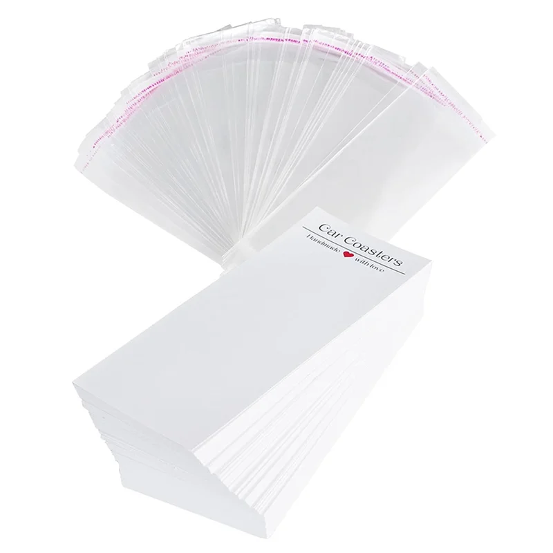 

CABE-100 шт., упаковка для автомобильных подставок для продажи, карты для сублимационных автомобильных подставок с 100 шт. пакетов, запасные части для сублимации