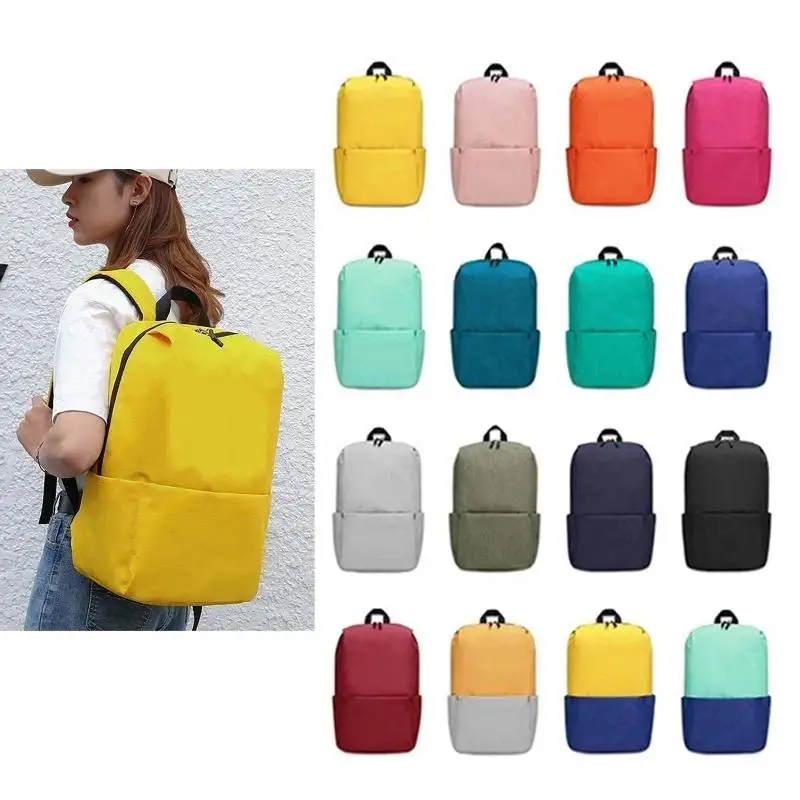 Oxford Fabric Backpack Lightweight Large Capacity Scratch Resistant Rucksack for Weekend Trip School Commute
