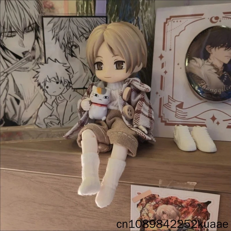 

Ob11 Doll Bjd 12 Scale Full Set Natsume Yuujinchou Anime Movable Figure With Replaceable Face Decor Anime Fans Gift Collect Toys