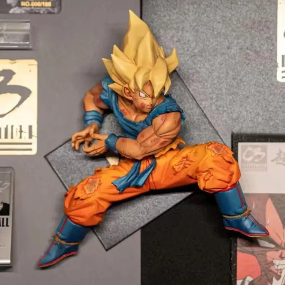 19 cm/7.5in Anime Dragon Ball Z Kamehameha Goku Figure Super Saiyan PVC figurines modèle poupées jouets pour enfants cadeaux
