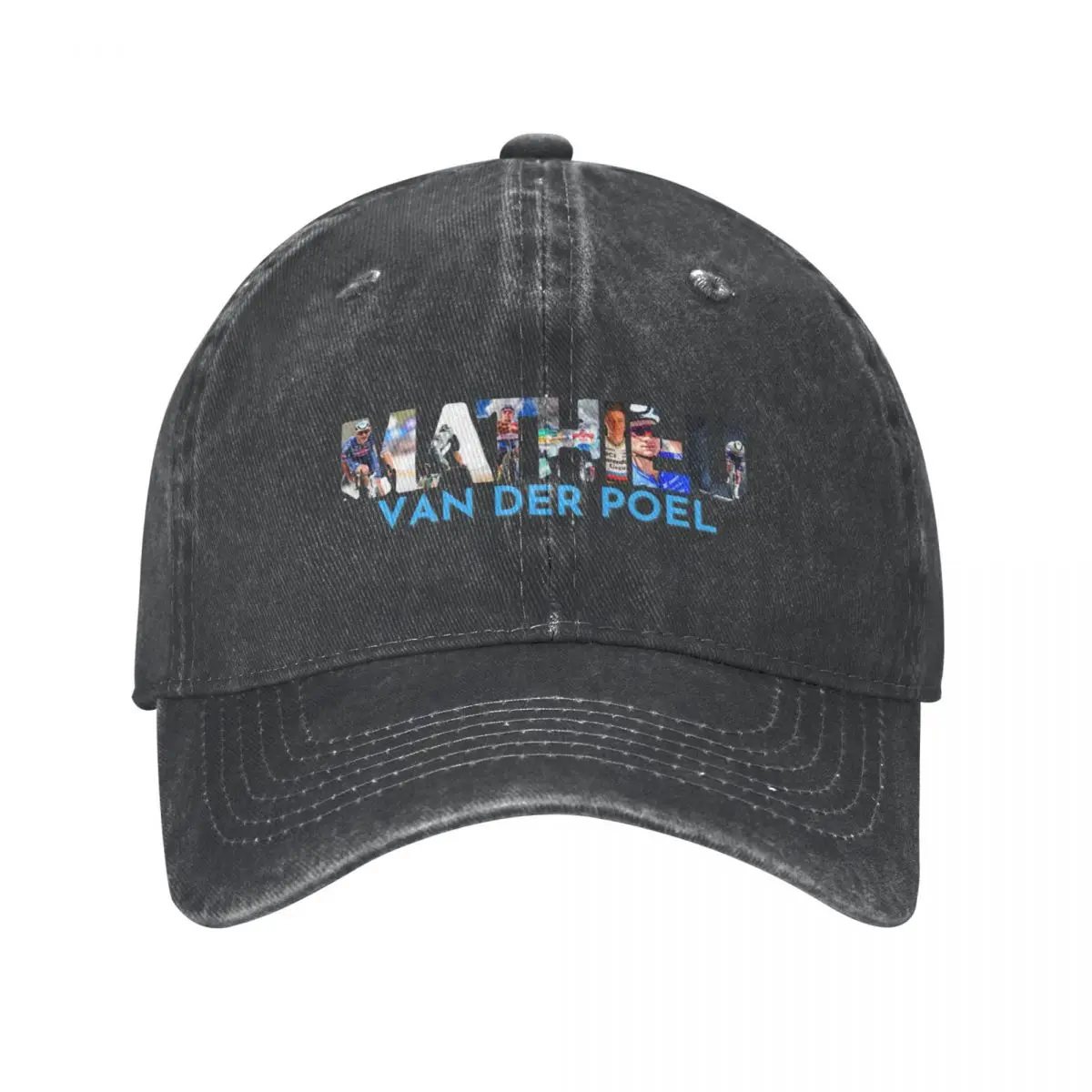 Mathieu Van Der Poel Denim Baseball Cap Bike Logo Kpop Trucker Hat Breathable Women Cute Printed Baseball Caps