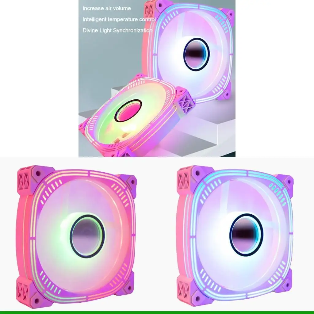 

U55C CPU Cooler Silent Pwm Fan Radiator Argb Охлаждающий вентилятор 3PIN Низкий для рабочего стола