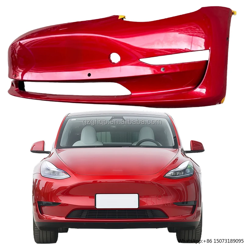 

Original High Quality Car Bumper for Model Y Body Kit Front Lip Side Skirts Rear Diffuser Bumper Red 2021-2024