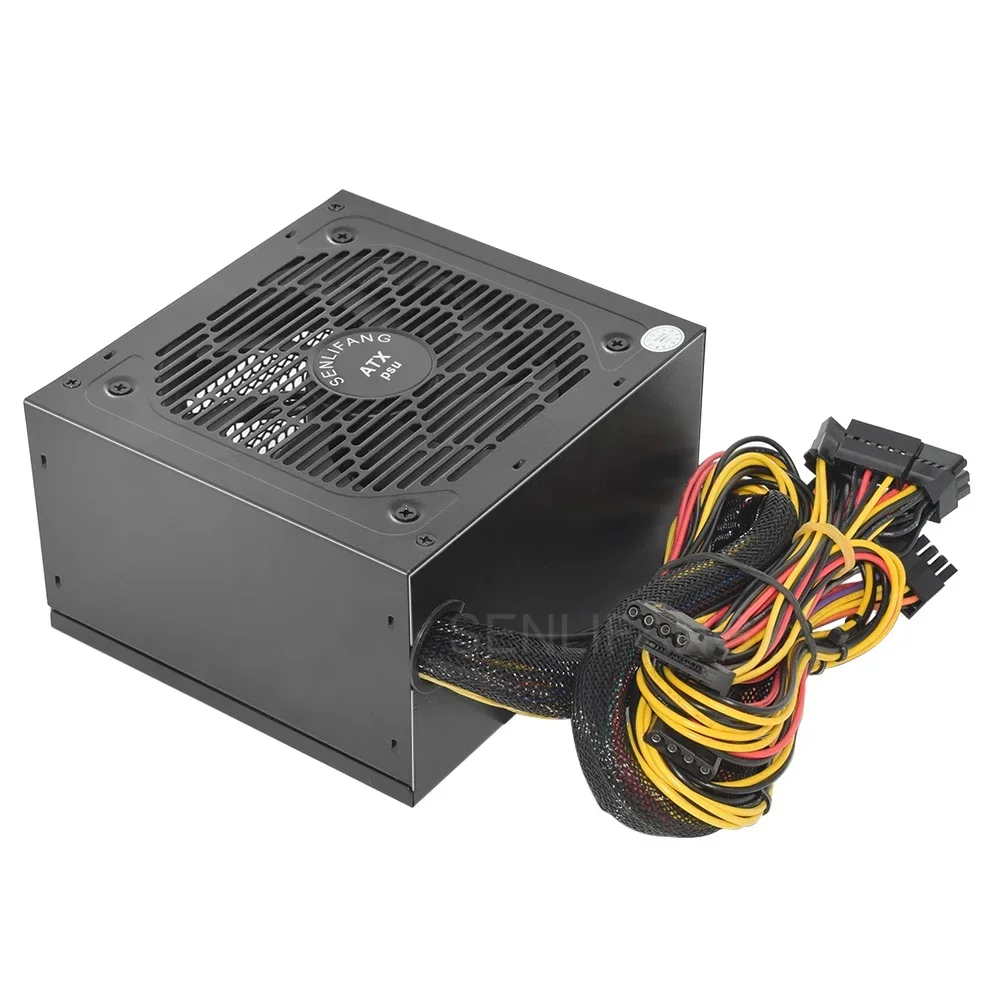 SENLIFANG For PC PSU 600W 800W Max 24Pin 12V ATX 110V 220V Universal High-end Video Card Rated 500W 80Plus Gaming Power Supply