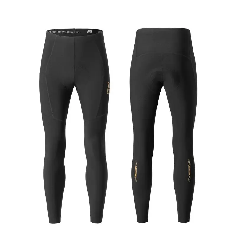 ROCKBROS X Ridgeloop Windproof Thermal Cycling Pants Shock Absorb Long Bike Trousers with Imported Pad Road Bike Riding
