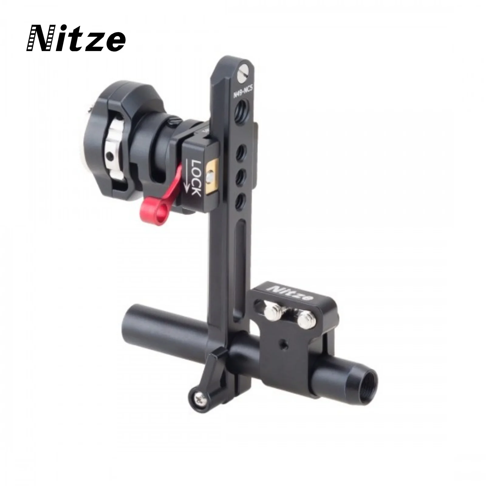 

NITZE Universal EVF Mount with QR NATO Clamp NATO Rail and 15mm Rod For Portkeys OEYE Z Cam Electronic Viewfinder