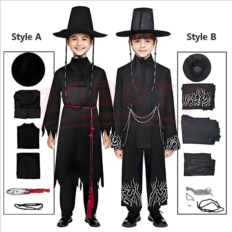Anime Movie Boys Role Play Props Party Cosplay Set for K-POP Boys Jinu Halloween Party Cosplay Comic Exhibition Costume Outfits