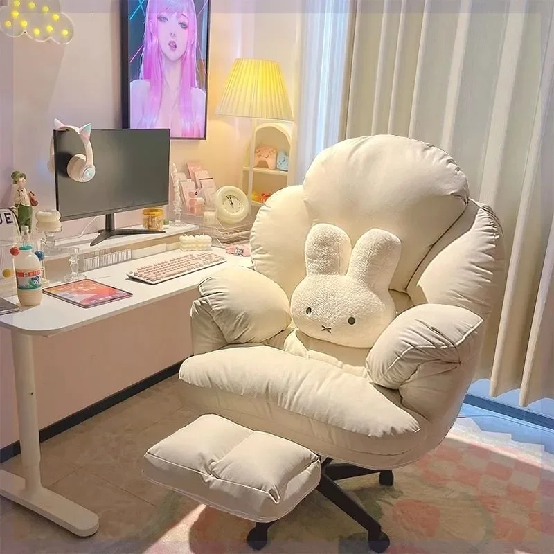 

Luxury Kawaii Office Chair Executive Bedroom Comfortable Computer Office Chair Designer Student Wheels Silla Oficina Furniture
