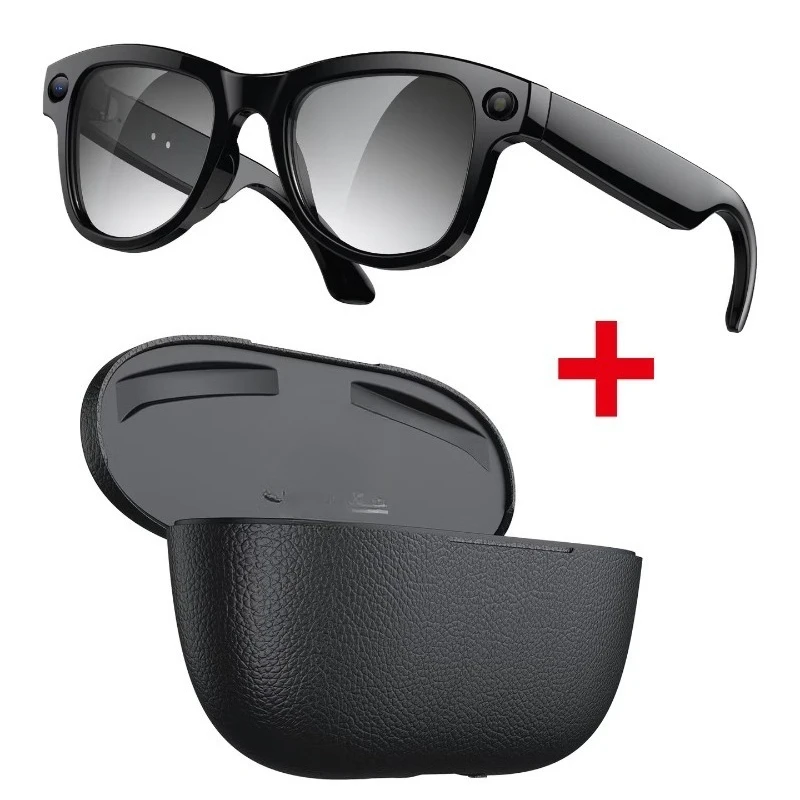 Smart glasses real-time translation multi-function photosensitive color-changing sunglasses long battery life sunglasses
